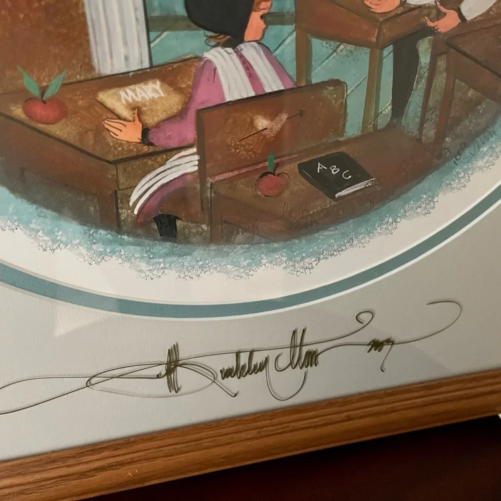 P. Buckley Moss Signed and Numbered Framed Lithograph - Picture 6 of 10